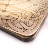 Tablero de juego Fidchell Oona| juego damas madera | juego mesa madera | juego de mesa parchís madera | juegos de mesa artesanales en madera | productos artesanales online