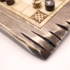 Tablero y piezas del juego Hnefatalf Kolbein hecho a mano | ajedrez y damas de madera | dominos artesanales | Producto artesanal | estrategia | juegos de mesa históricos | Laplazoleta Madrid