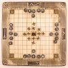 Tablero y fichas del juego Hnefatalf Sigfrid hecho a mano | ajedrez y damas de madera | dominos artesanales | Producto artesanal | estrategia | juegos de mesa históricos | Laplazoleta Madrid