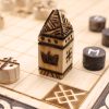 Hnefatalf-Torkel-110A-06 Piezas de madera talladas a mano del juego Hnefatal Torkel | juego piezas de madera | parchís madera |juegos de mesa de madera con canicas |juego de mesa torre de madera | Ajedrez | La Plazoleta Madrid
