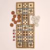 Juego-real-UR-Nanar-L230A-azul-oro-02 juego de madera tallada UR nanar | juego histórico | juego de mesa de madera | juego artesanal | Hecho a mano | La Plazoleta
