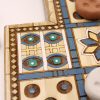 Juego-real-UR-Nanar-L230A-azul-oro-05 juego de madera tallada UR nanar | juego histórico | juego de mesa de madera | juego artesanal | Hecho a mano | La Plazoleta