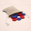 Fichas rojas y azules del juego Neutron | juego damas madera | juego mesa madera | juego de mesa parchís madera | juegos de mesa artesanales en madera | productos artesanales online