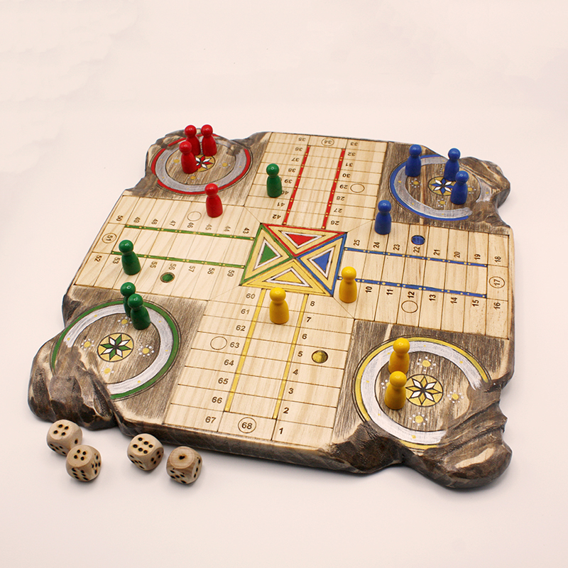 Parchis-Kaira-250-01 Juego parchis Kaira hecho a mano | parchis de madera | dominos artesanales | Producto artesanal | estrategia | juegos de mesa históricos | Laplazoleta Madrid