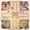 Juego parchis Kaira hecho a mano | parchis de madera | dominos artesanales | Producto artesanal | estrategia | juegos de mesa históricos | Laplazoleta Madrid