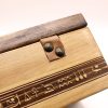 caja del juego senet atiya de madera tallada | juego de damas en madera | juegos de mesa artesanales | juego de damas en madera | juego piezas de madera | artesanía online