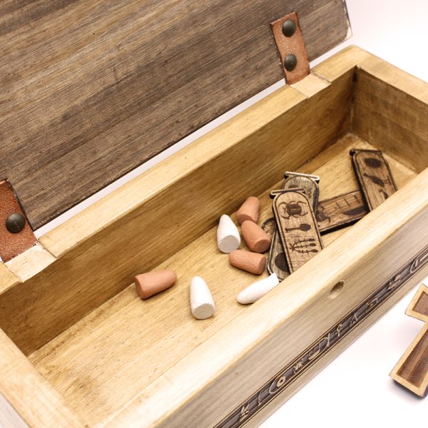 caja del juego senet atiya de madera tallada | juego de damas en madera | juegos de mesa artesanales | juego de damas en madera | juego piezas de madera | artesanía online