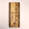 juego senet neith de madera tallada | juego de damas en madera | juegos de mesa artesanales | juego de damas en madera | juego piezas de madera | artesanía online