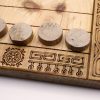 Piezas y tablero de madera del juego Puluc Aruma | juego damas madera | juego mesa madera | juego de mesa parchís madera | juegos de mesa artesanales en madera | productos artesanales online