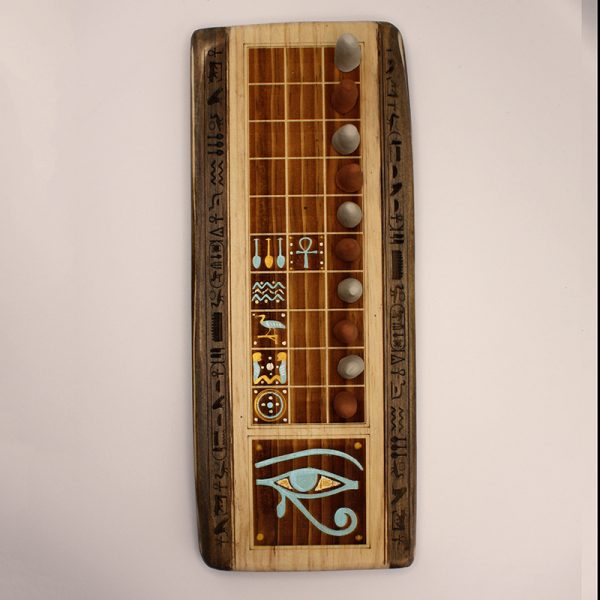 Tablero del juego de mesa Senet Maat | juego histórico | juego de mesa de madera | juego artesanale | Hecho a mano | La Plazoleta
