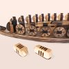 tablero y piezas de madera pirograbada del juego Daldos Loki | Producto artesano | Hecho a mano | La PLazoleta