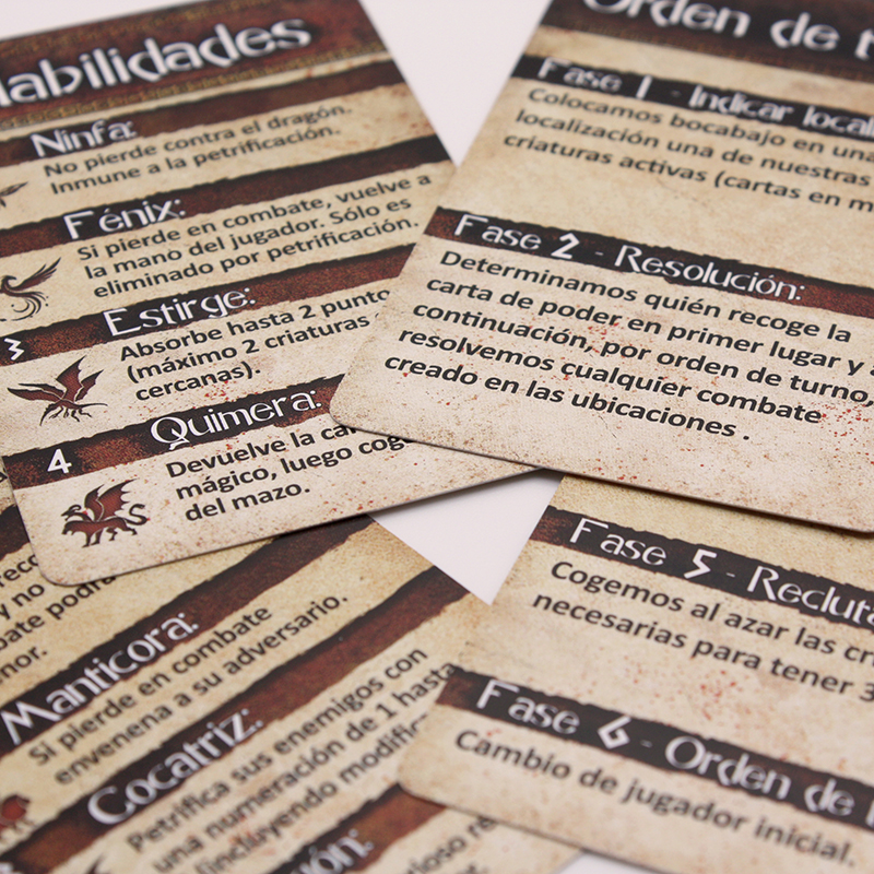 Cartas del juego Dominari | Productos artesanales | hechos a mano | La Plazoleta | Venta online