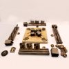 juego completo con fichas y tablero de madera con imágenes de dragones | Dominari | Producto artesanal | La PLazoleta