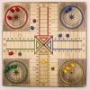 Juego parchis Inya hecho a mano | parchis de madera | dominos artesanales | Producto artesanal | estrategia | juegos de mesa históricos | Laplazoleta Madrid